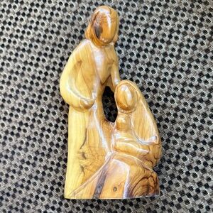 Olive Wood Nativity Figurine